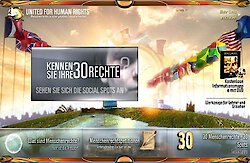Aufklärung über Menschenrechte: Interaktive Webseiten und Programme